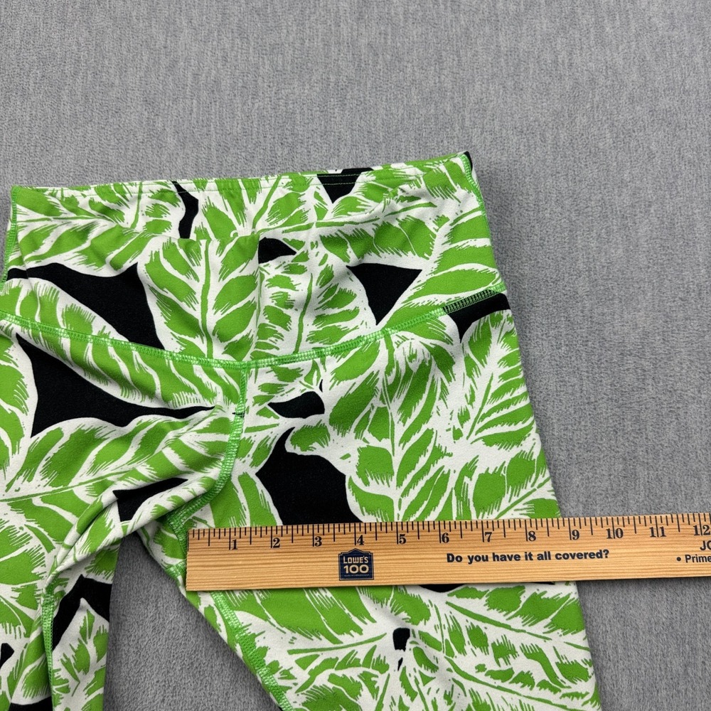 Alo Yoga Leggings Women Small Green Airbrush 29"‎ Tropical Palm Spring Training - Picture 9 of 14